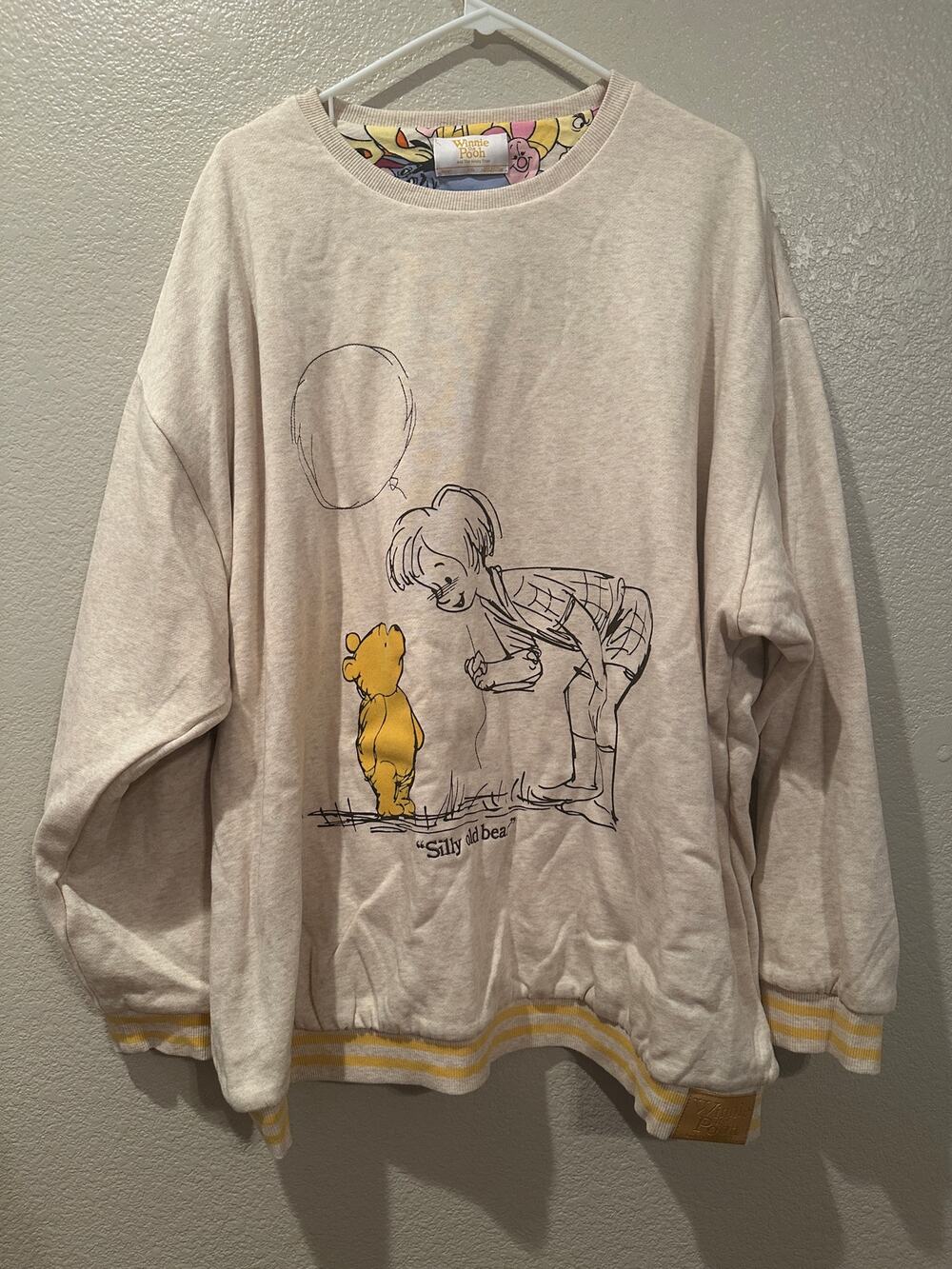 NWOT Disney Parks Classic Winnie the Pooh Christopher Robbin Reversible XXL